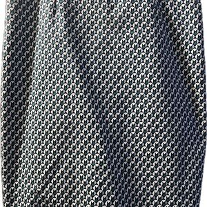 Boden Blue, Black and White Geometric Pencil Skirt